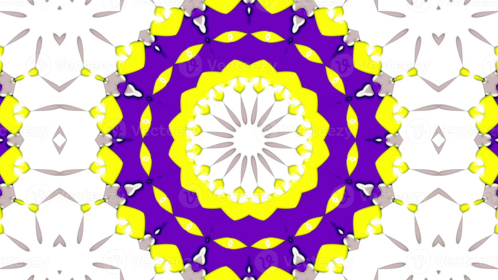 Colorful Hypnotic  Symmetric Kaleidoscope photo