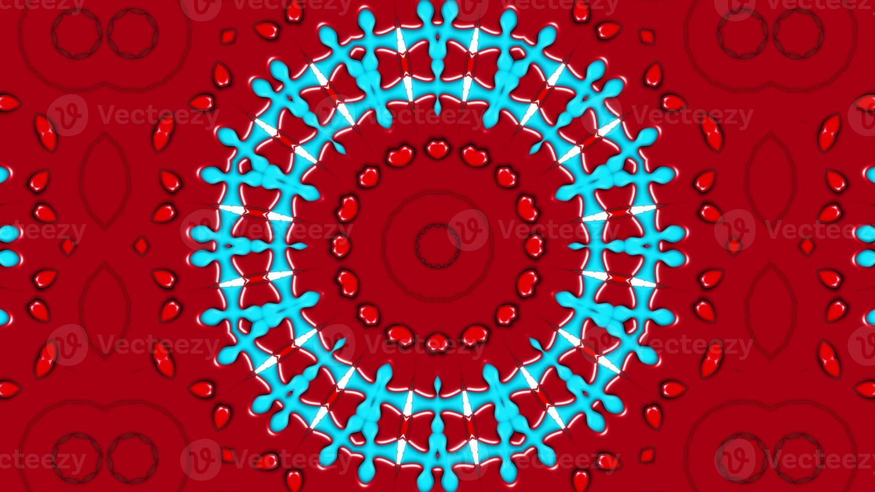 Colorful Hypnotic  Symmetric Kaleidoscope photo