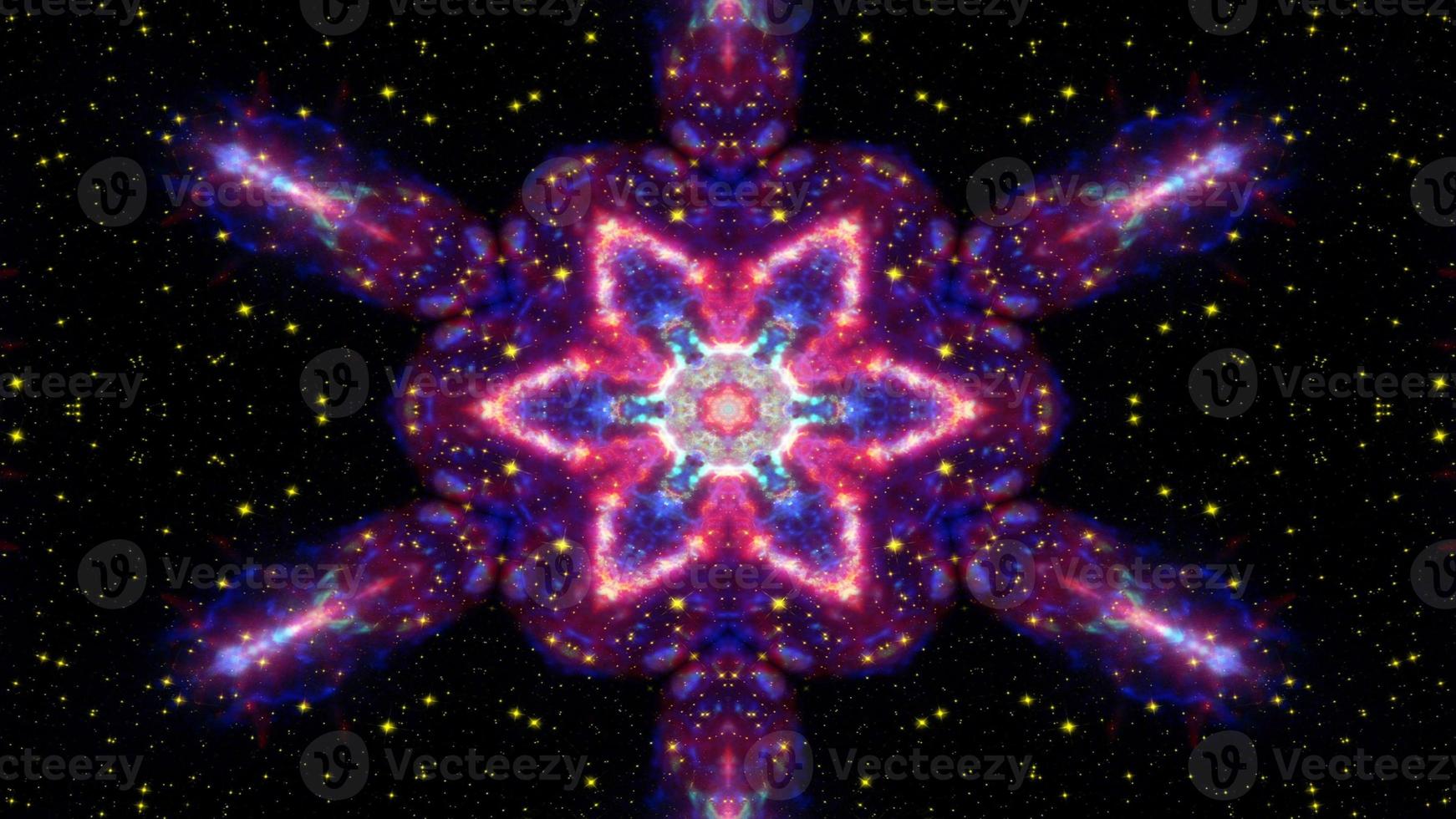 Colorful Shiny and Hypnotic Kaleidoscope photo