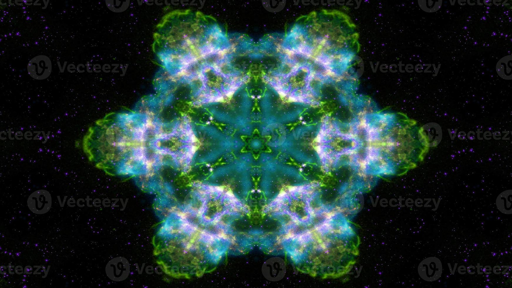 Colorful Shiny and Hypnotic Kaleidoscope photo