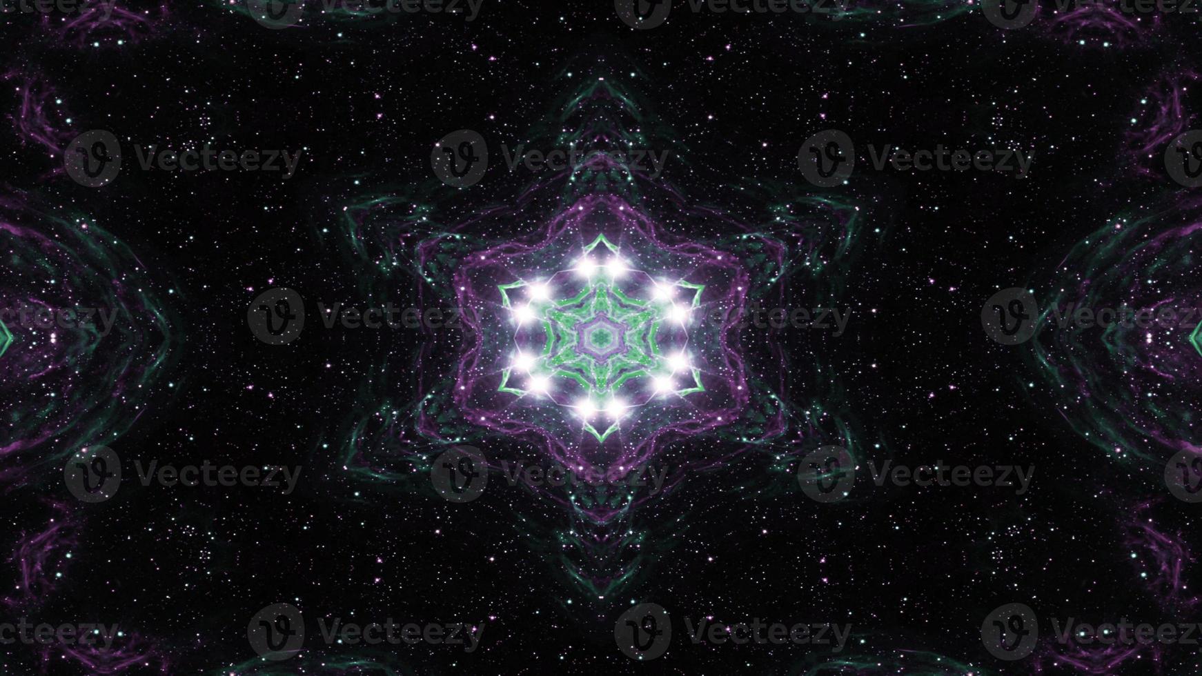 Colorful Shiny and Hypnotic Kaleidoscope photo