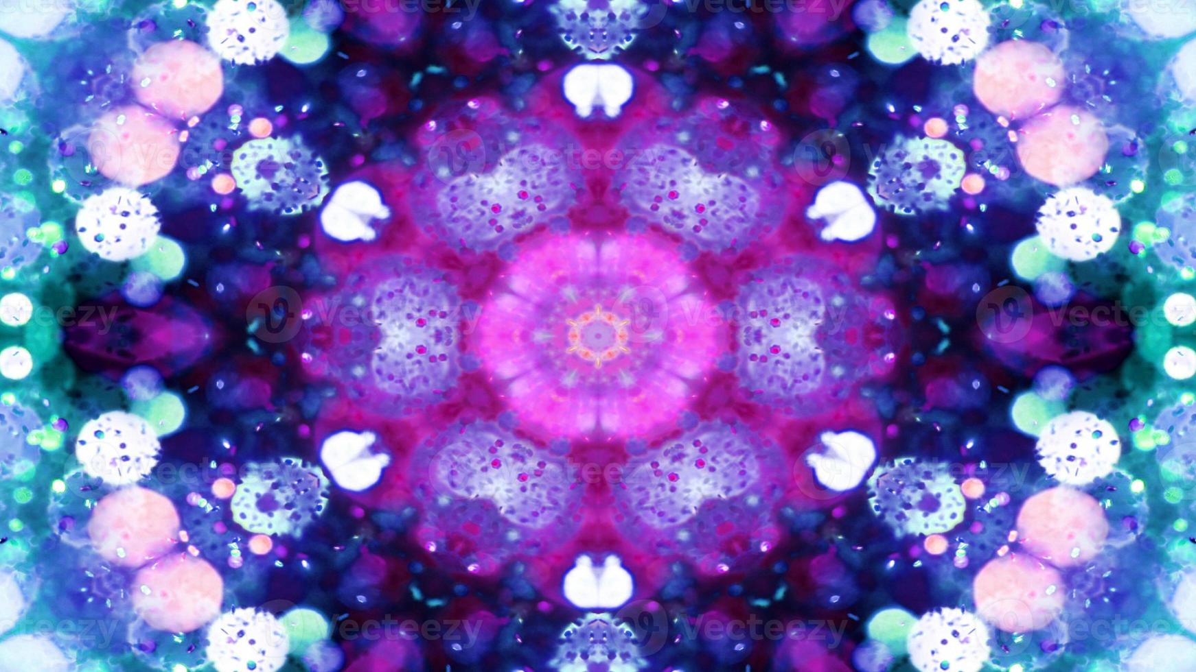 Colorful Shiny and Hypnotic Kaleidoscope photo