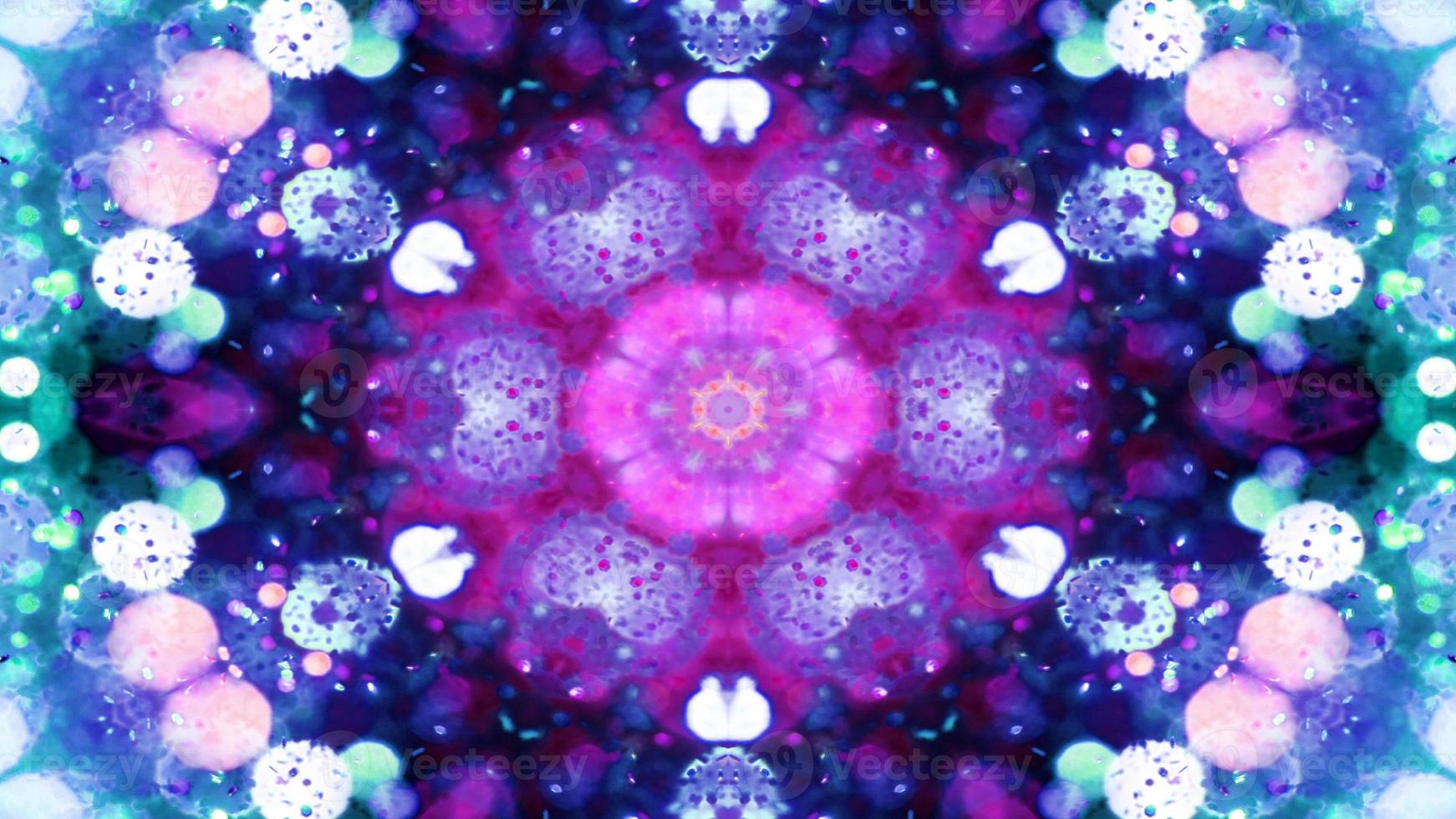 Colorful Shiny and Hypnotic Kaleidoscope photo