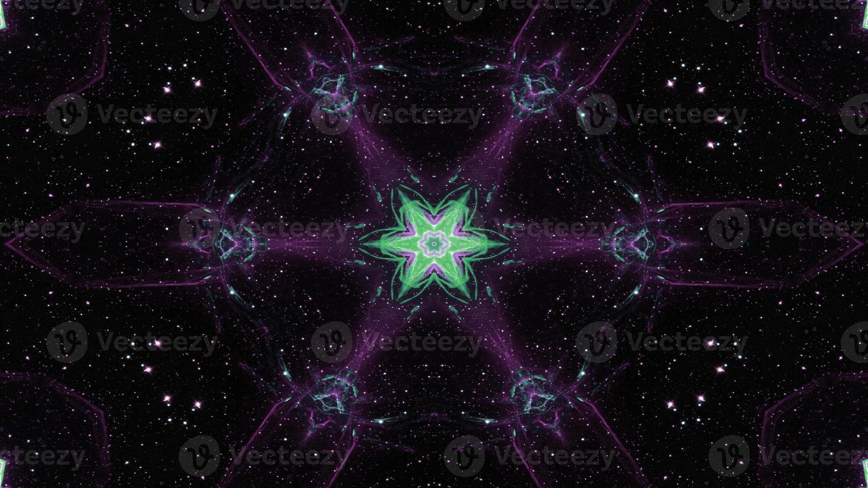 Colorful Shiny and Hypnotic Kaleidoscope photo