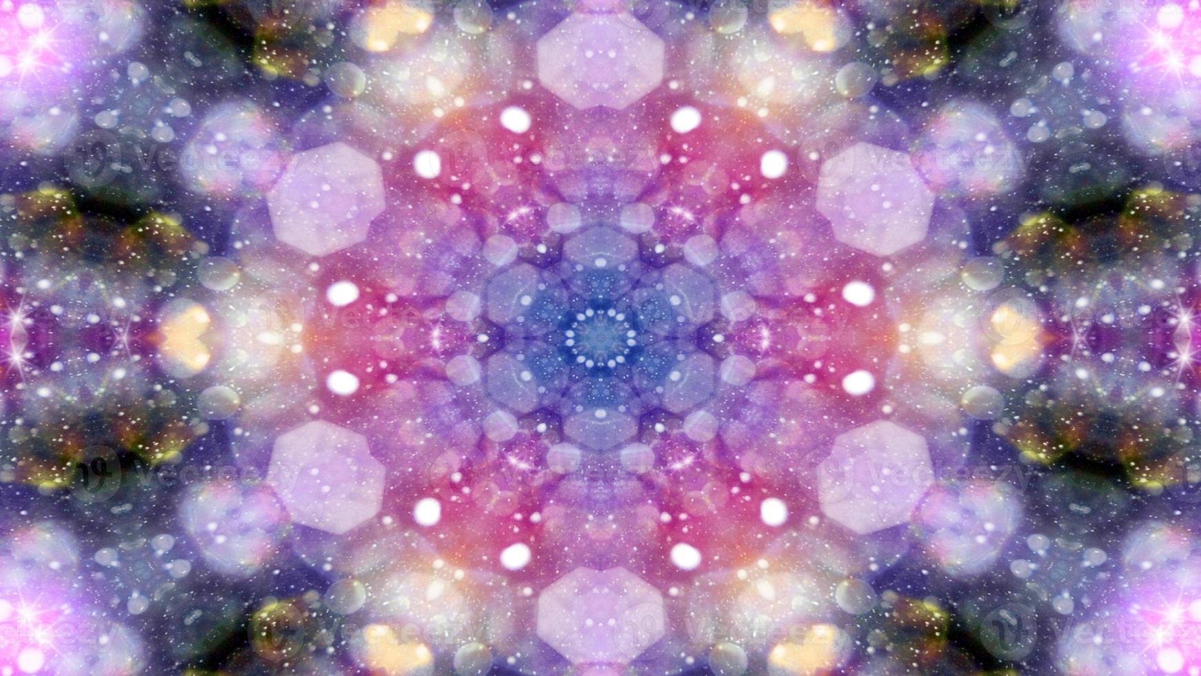 Colorful Shiny and Hypnotic Kaleidoscope photo