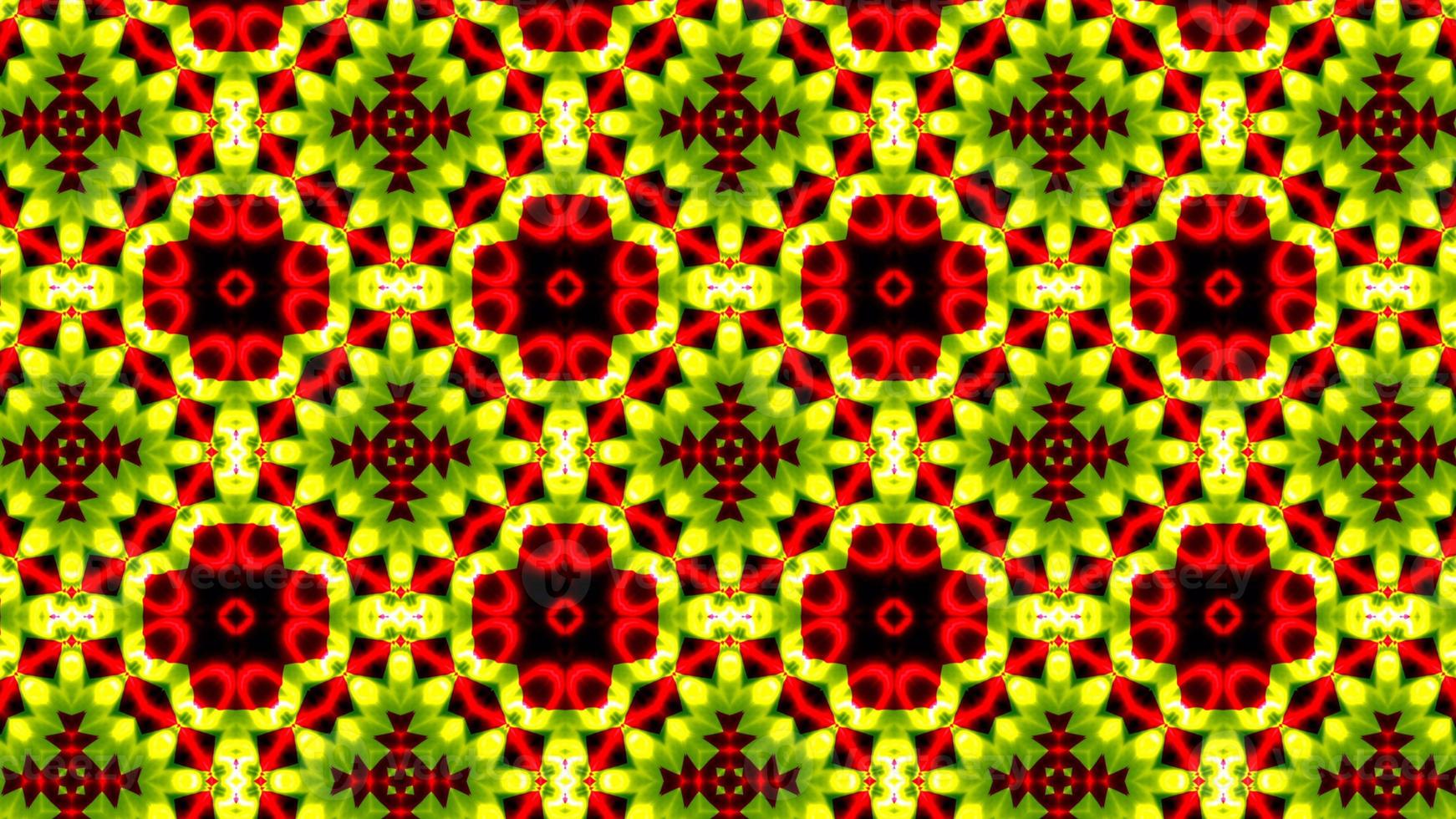 Colorful Shiny and Hypnotic Kaleidoscope photo