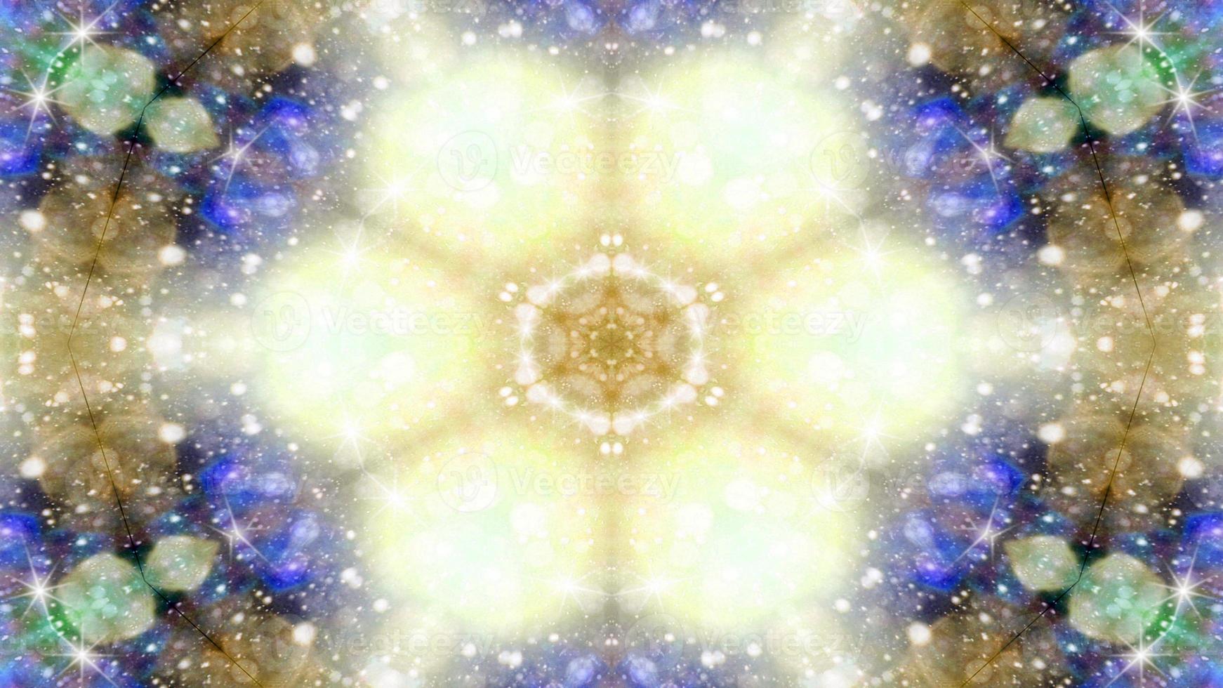 Colorful Shiny and Hypnotic Kaleidoscope photo