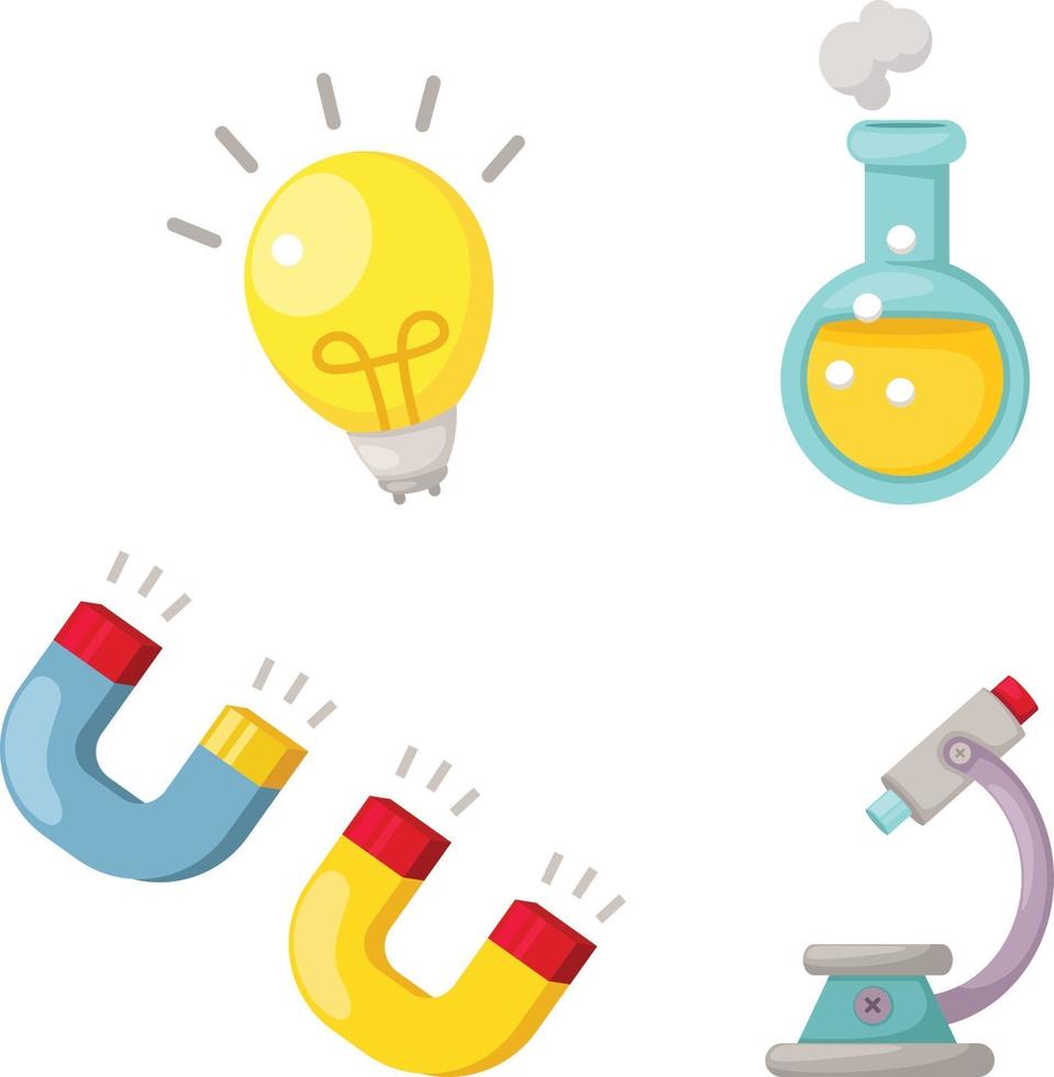 Science set vector