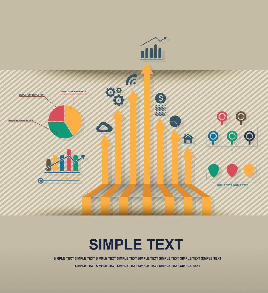 infographic icon vector