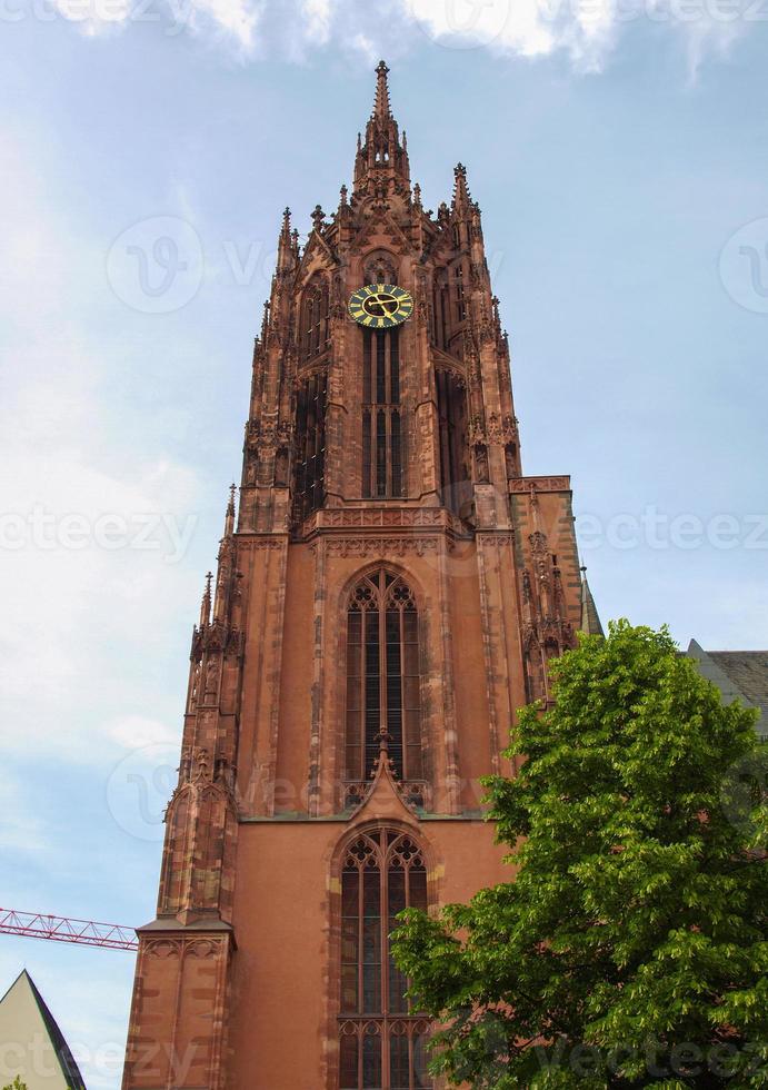 Catedral de Frankfurter Dom en Frankfurt. foto