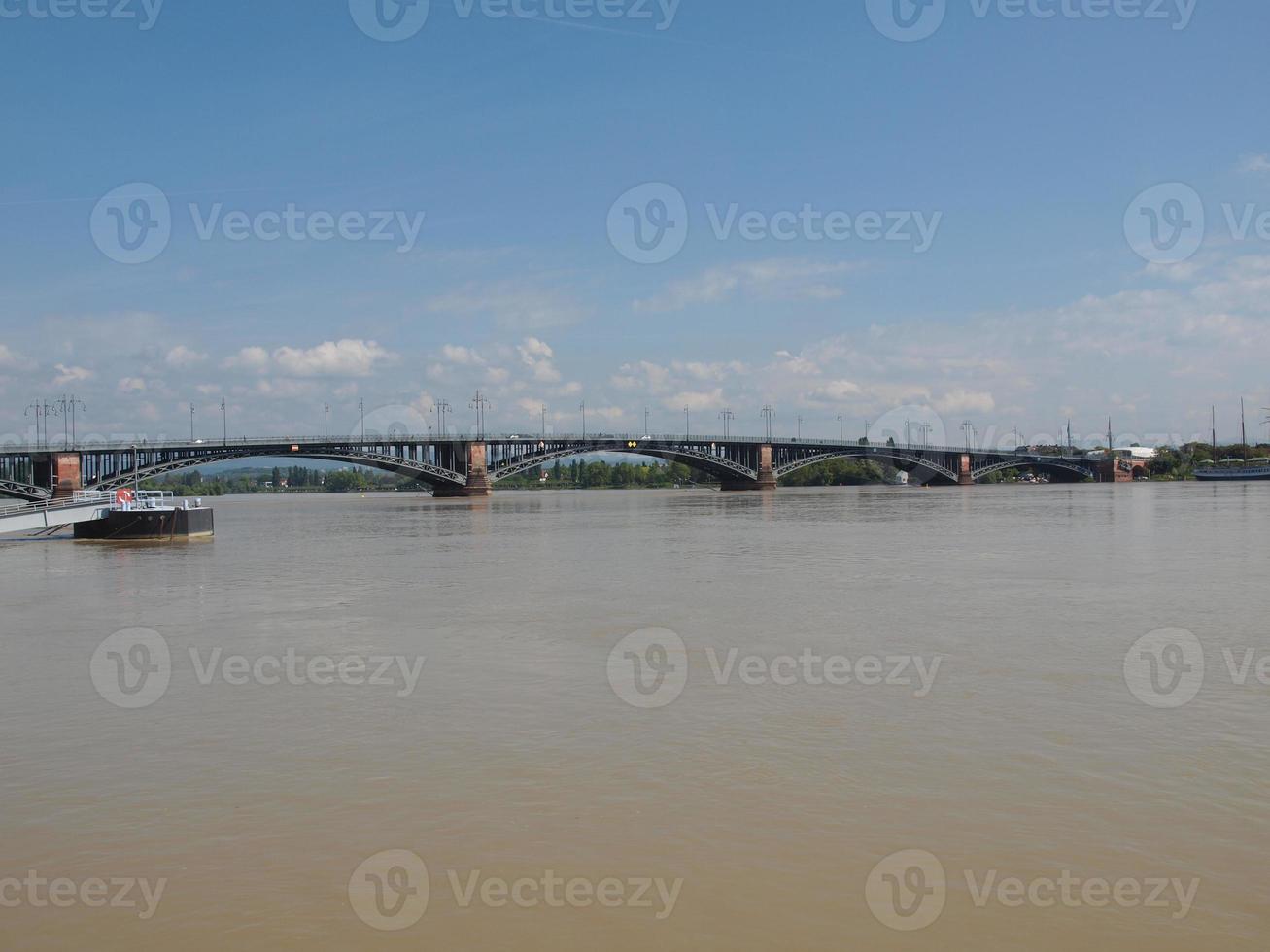 Rhine river in Mainz photo