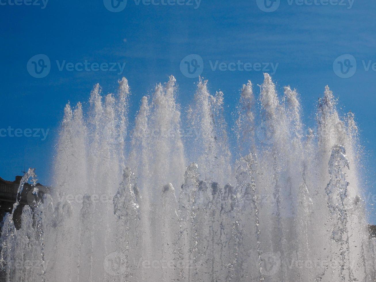 Fountain in Milan photo