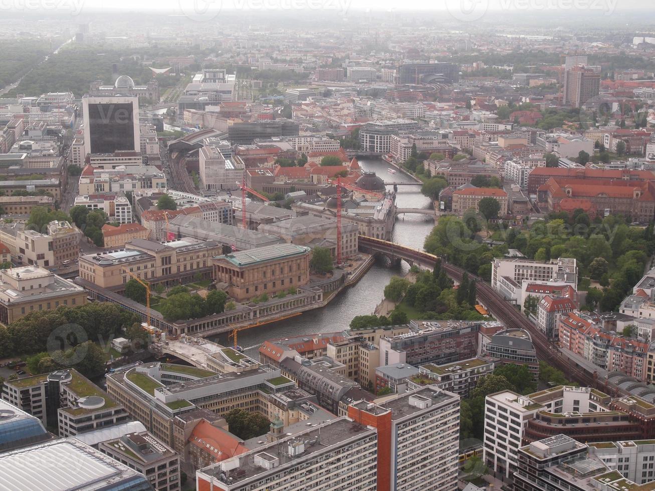 Berlin aerial view photo