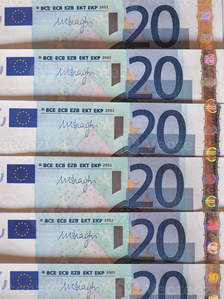 Euro EUR notes, European Union EU photo