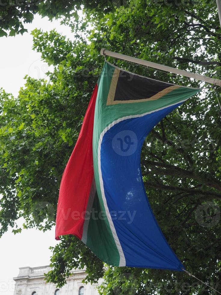 bandera de sudáfrica de sudáfrica foto