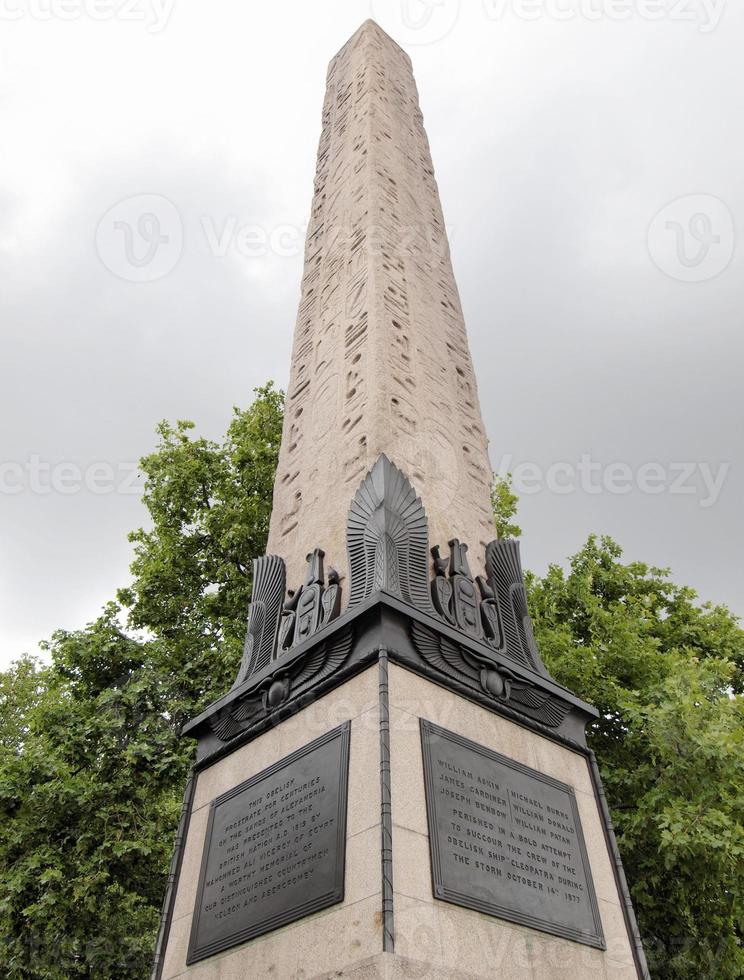 Egyptian obelisk, London photo
