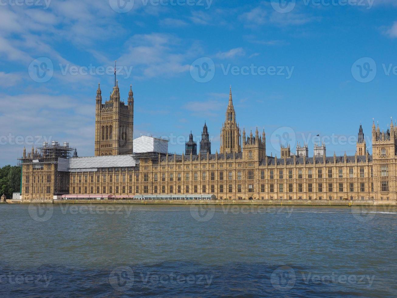 casas del parlamento en londres foto