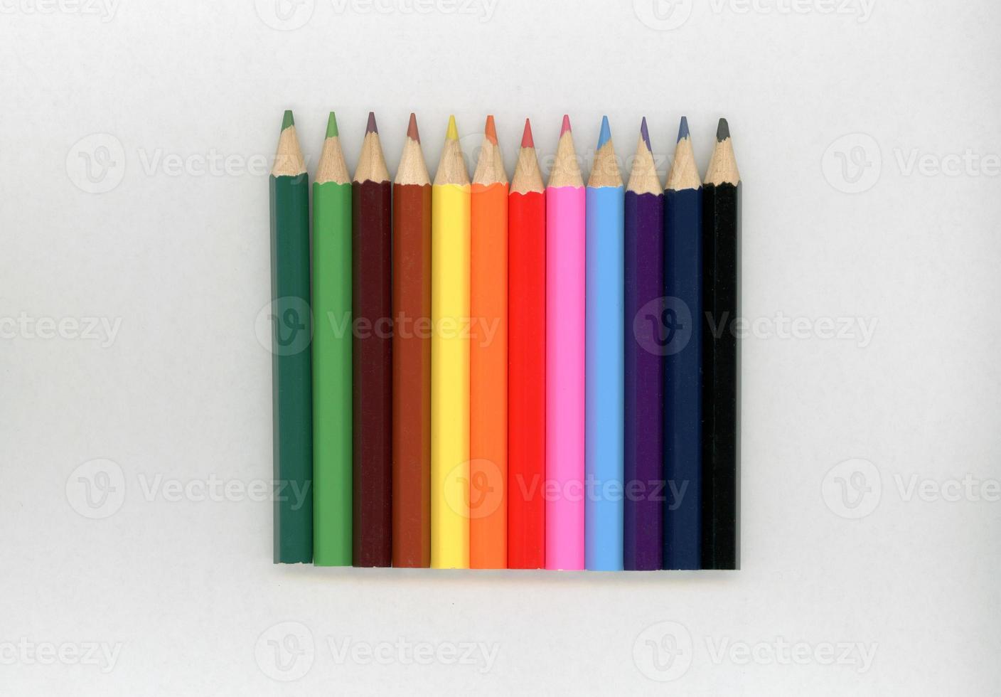 Coloured pencils crayons photo