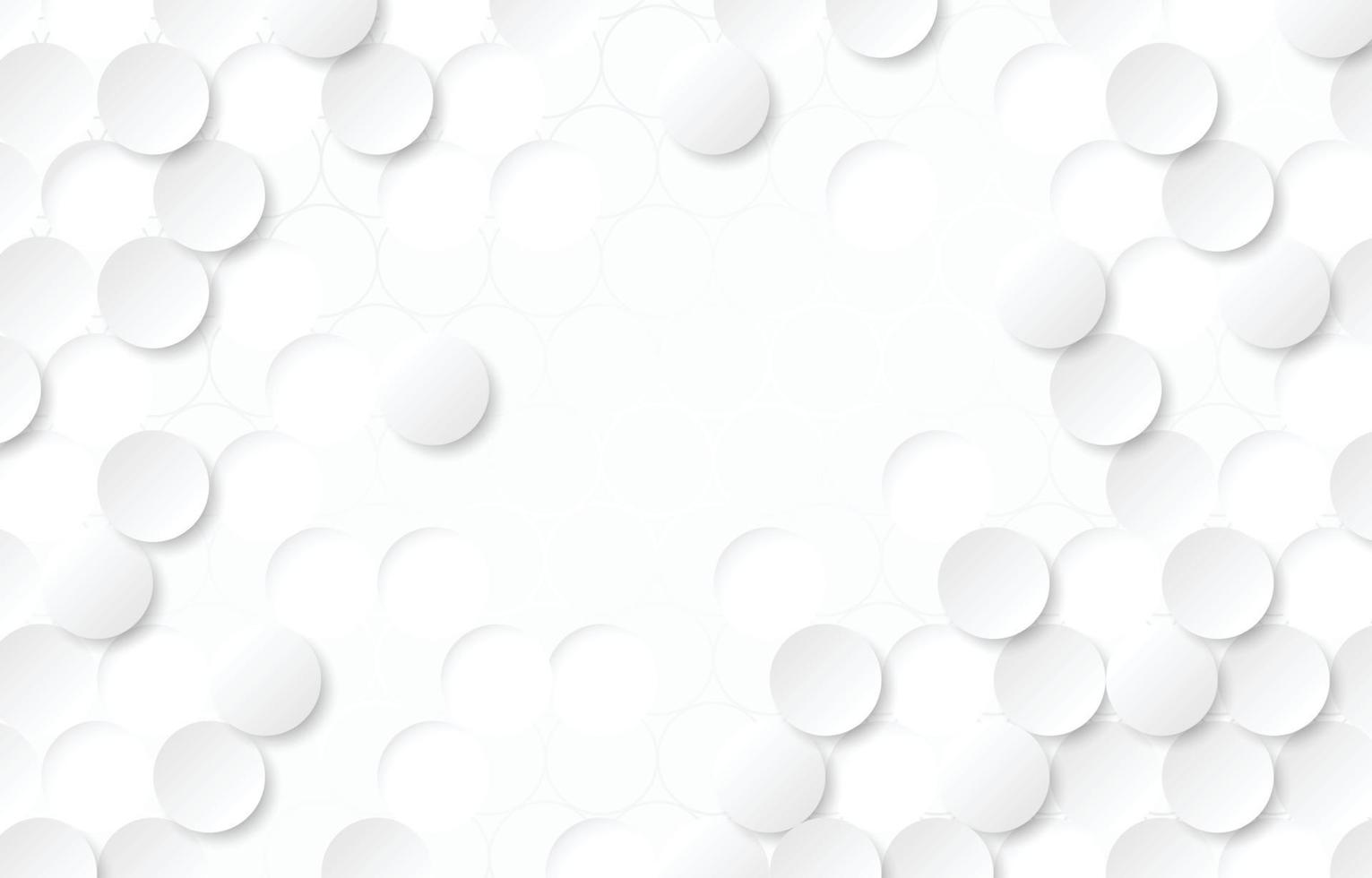 Embossed Circle White Background vector