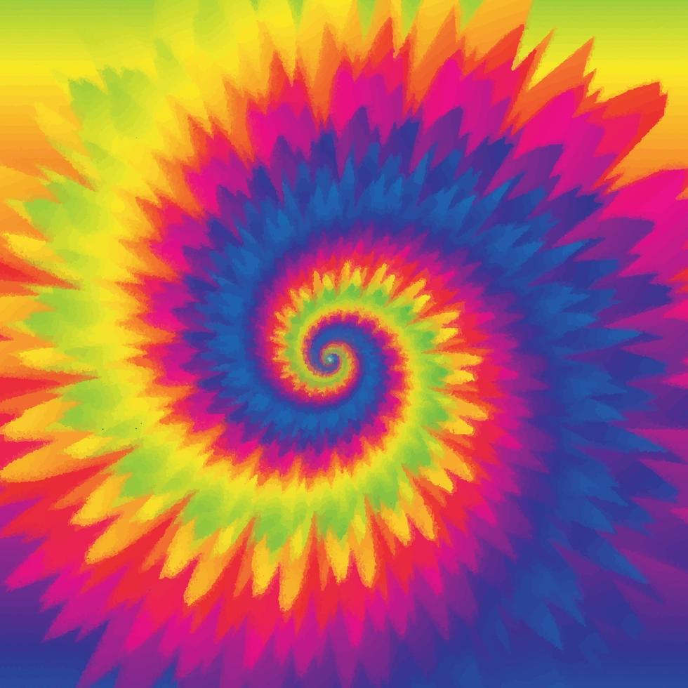 Colorful Tie Dye Rainbow Background vector