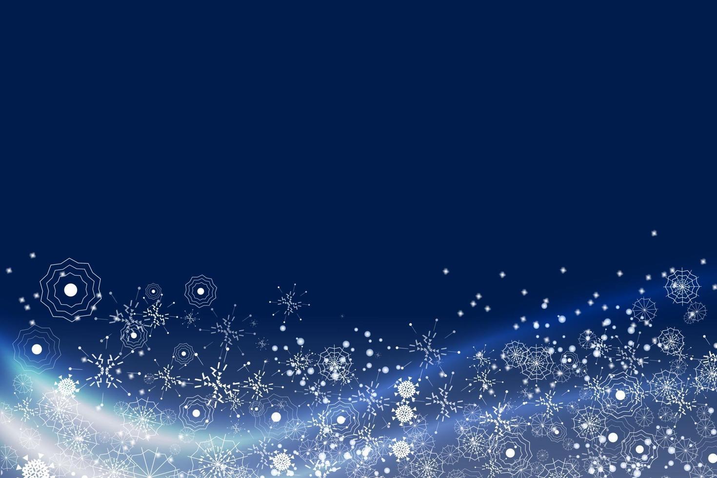 Merry  Christmas swirling snow effect vector