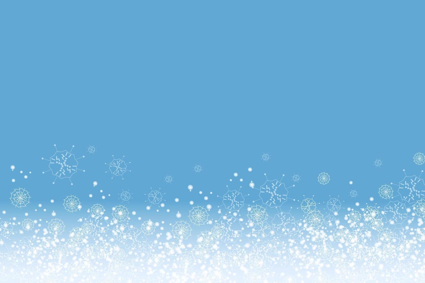 Merry  Christmas swirling snow effect vector