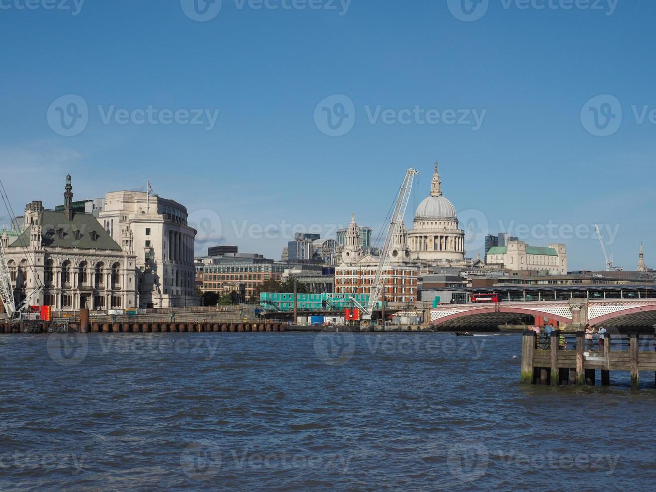 River Thames in London photo