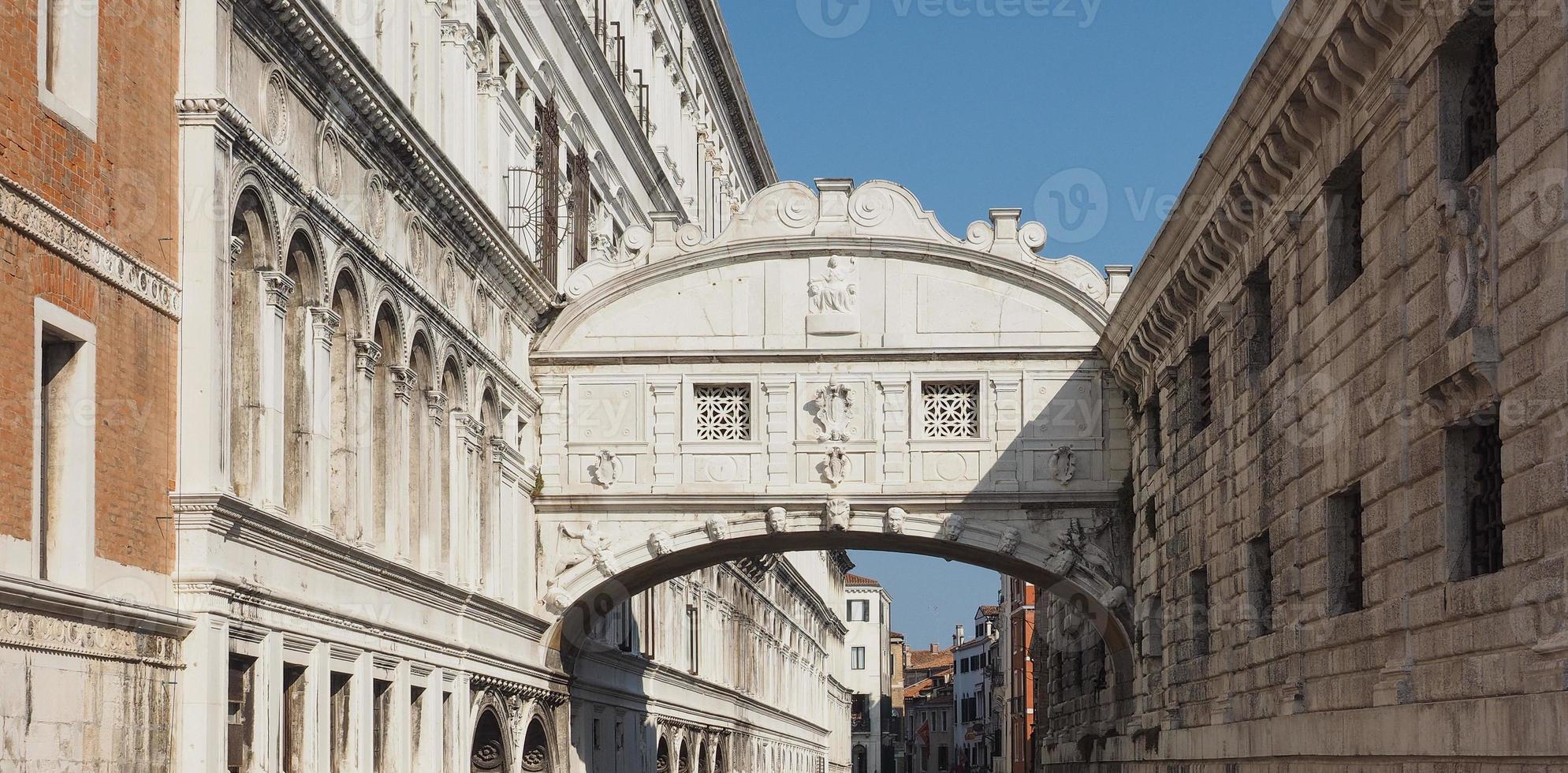 Bridge of Sighs in Venice photo