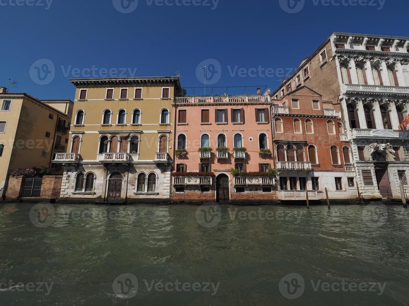 canal grande en venecia foto