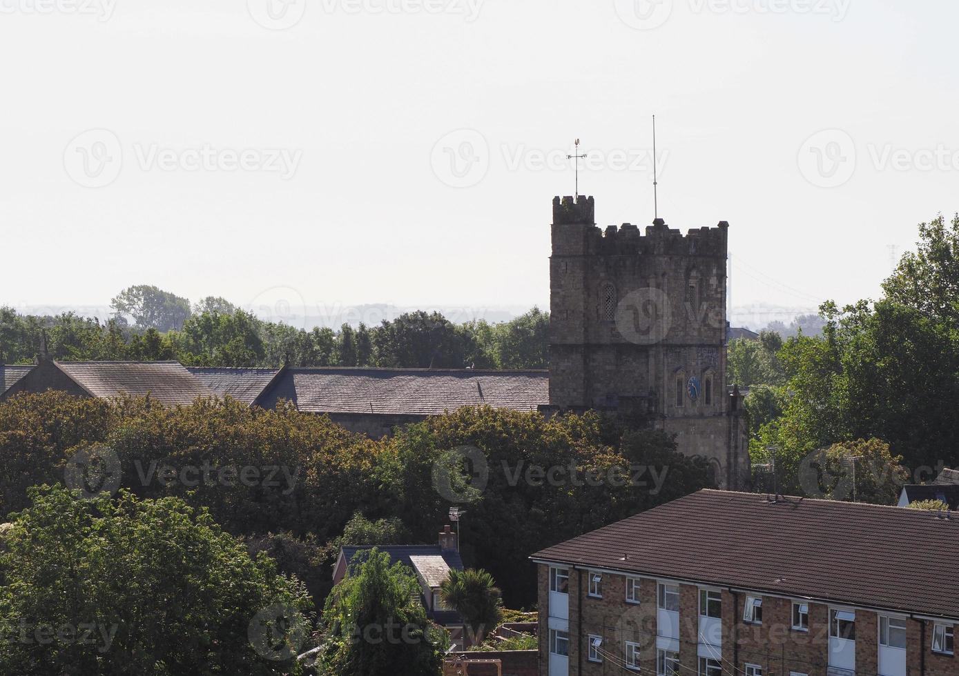 vista de la ciudad de chepstow foto