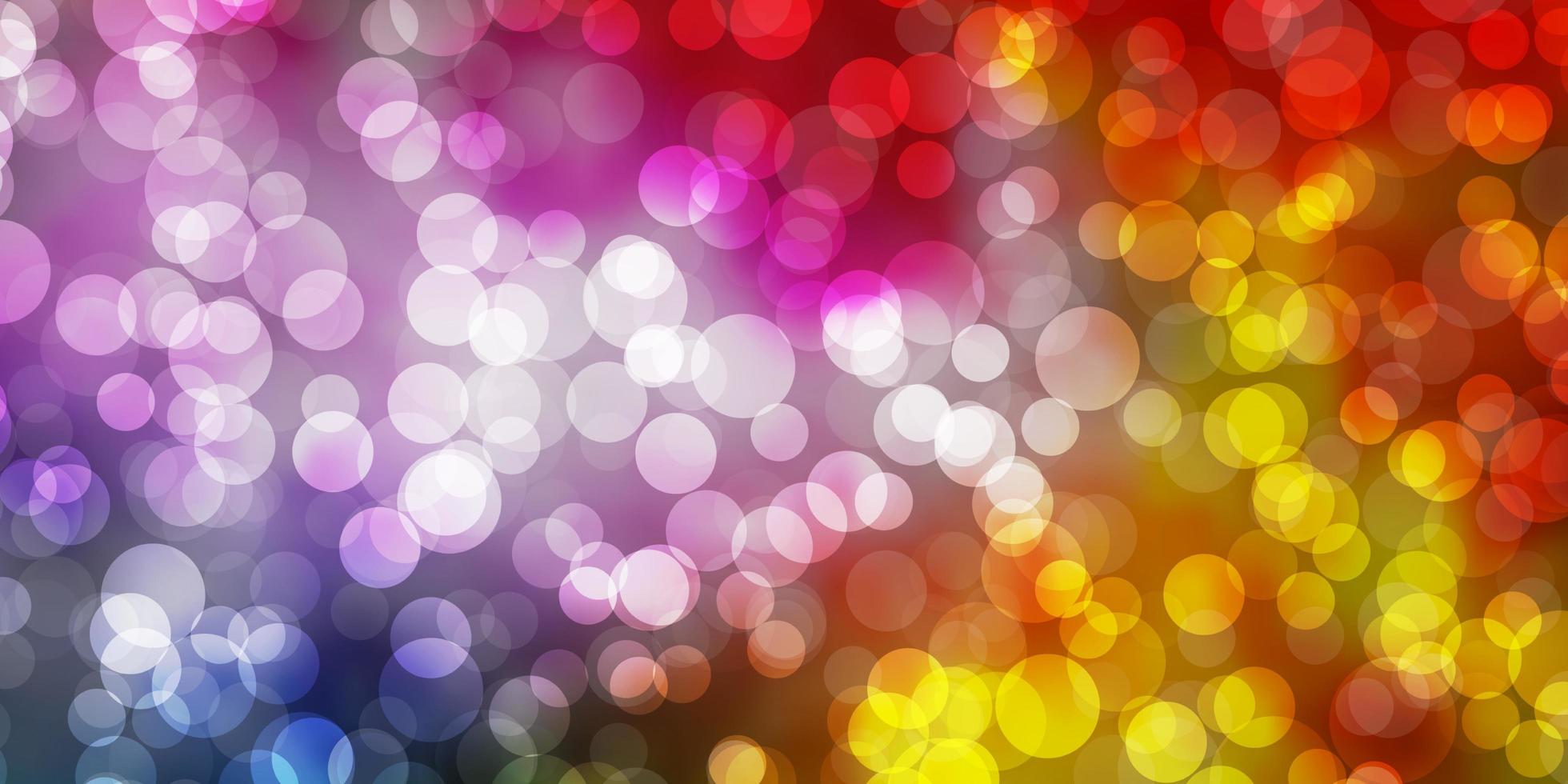 Abstract vector background with colorful gradient