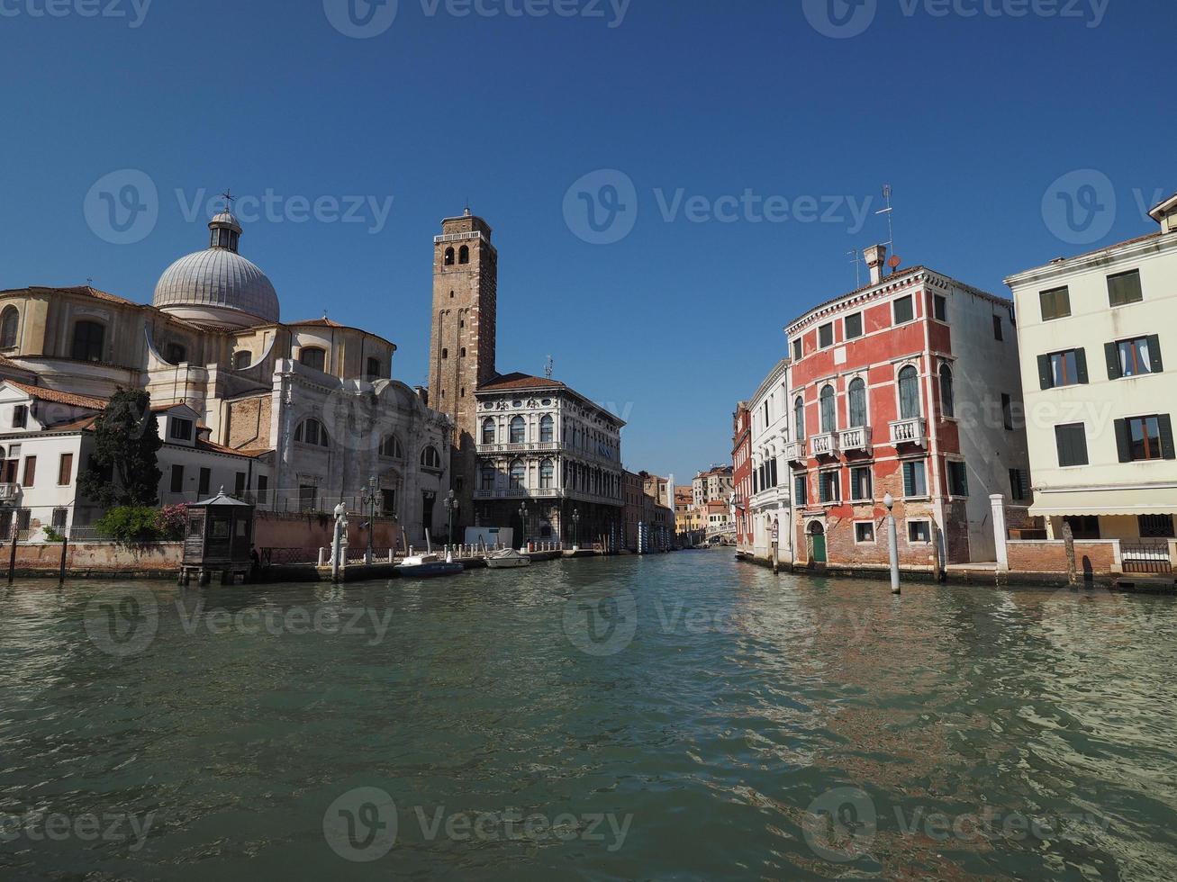 canal grande en venecia foto