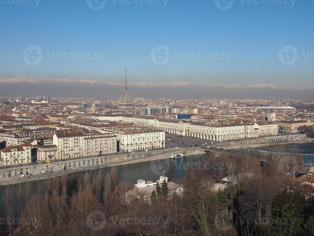 Aerial view of Turin photo