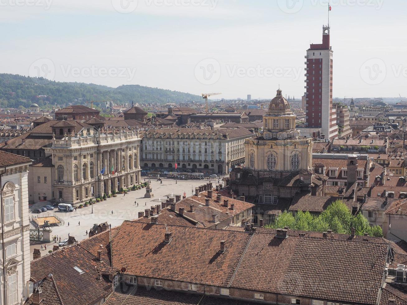 piazza castello turin foto