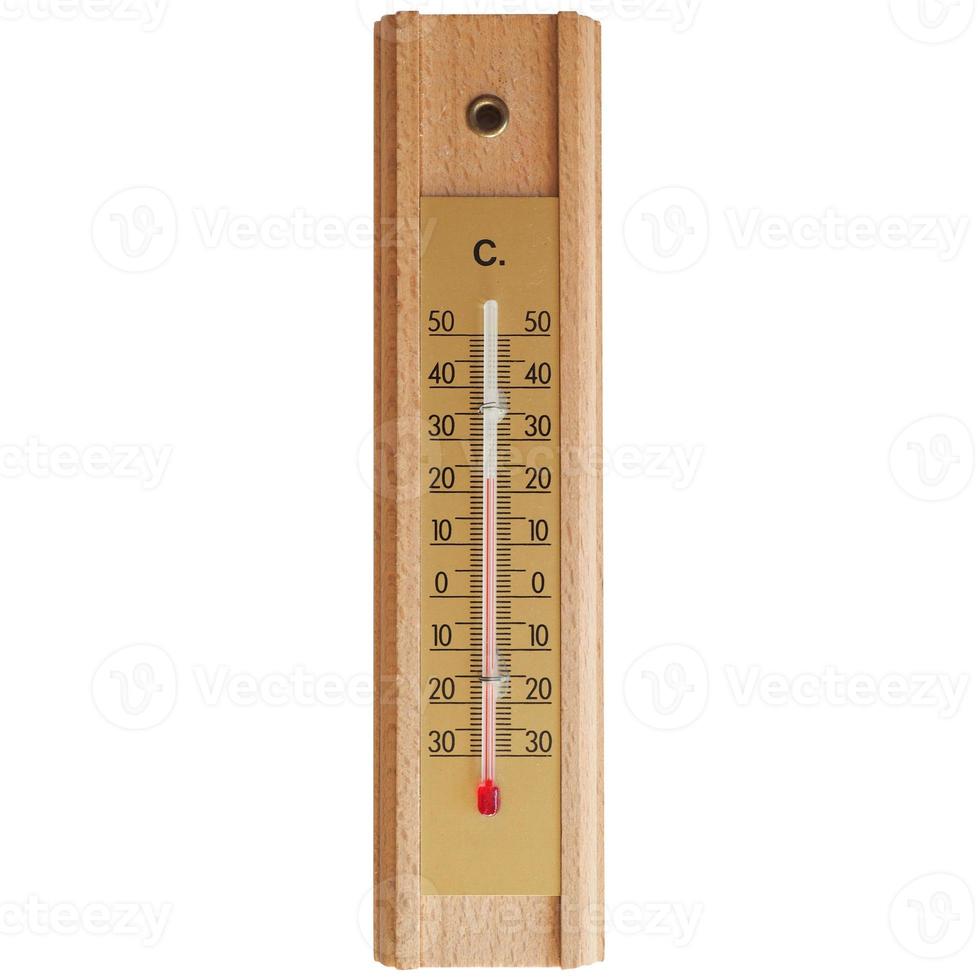 Thermometer for air temperature measurement photo