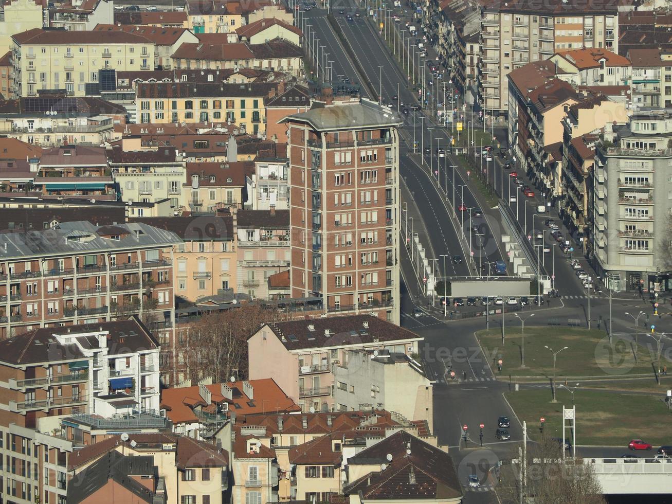 Aerial view of Turin photo