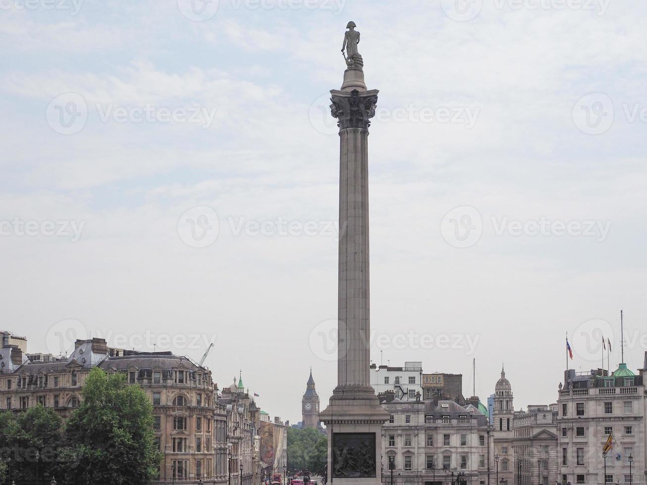 Nelson Column in London photo