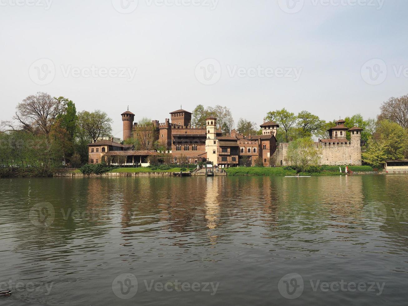 castillo medieval en turín foto