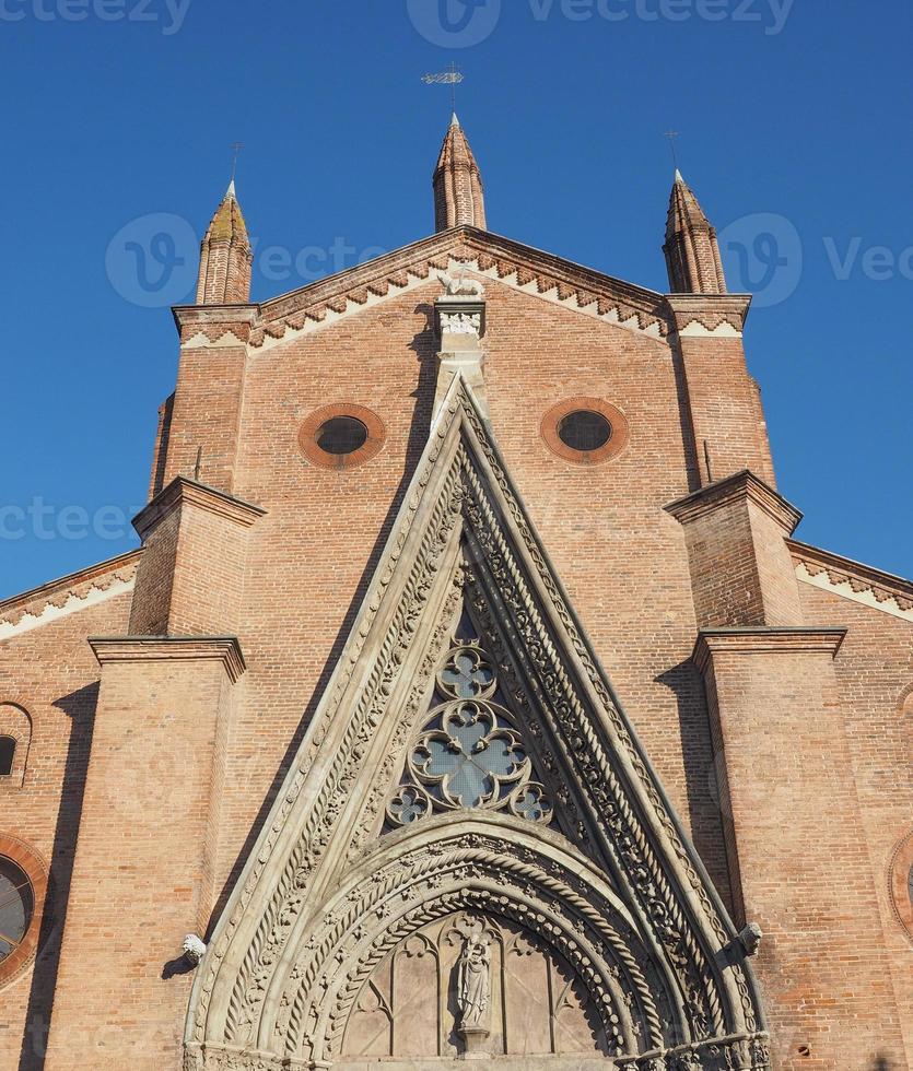 catedral chieri, italia foto