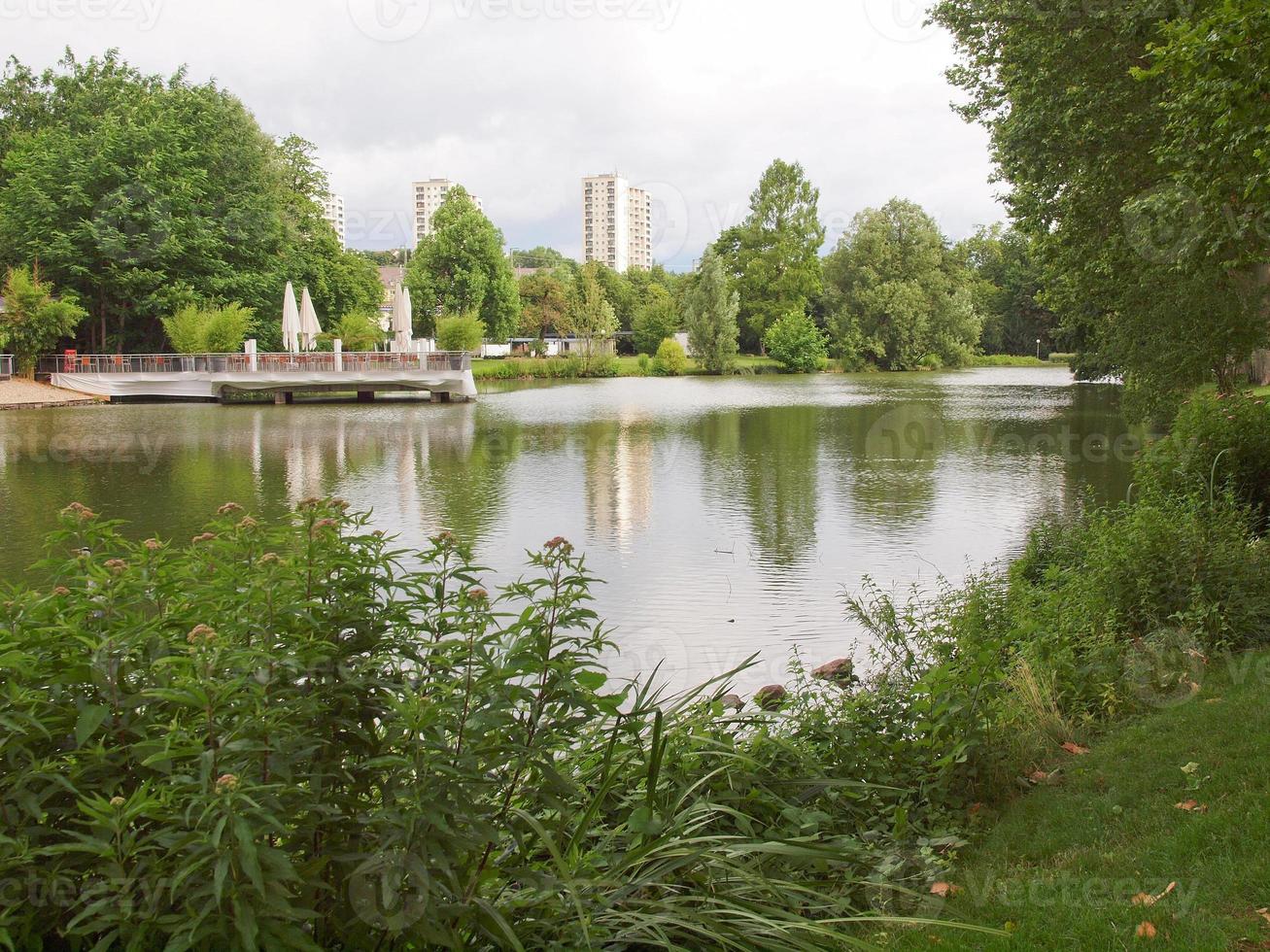 Gardens in Stuttgart, Germany photo