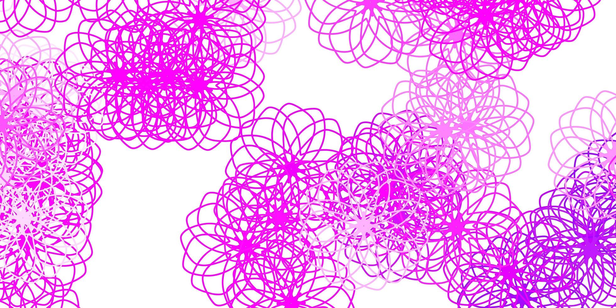 patrón de vector púrpura claro, rosa con esferas.