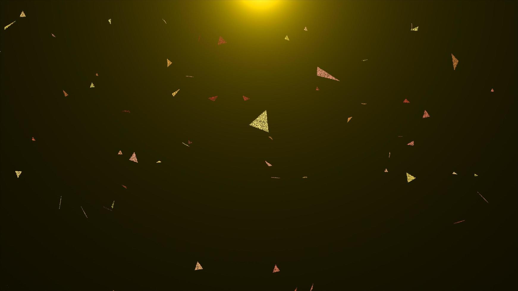 Glow floating gold particles background photo