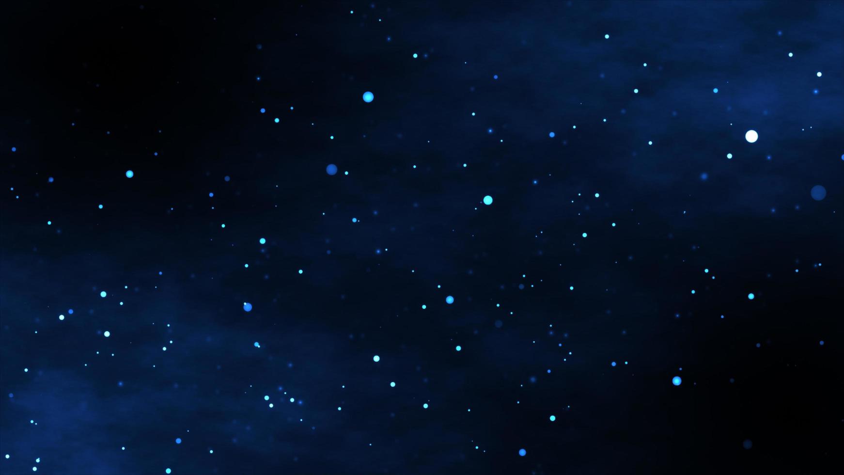 Glowing stars particle in galaxy background photo