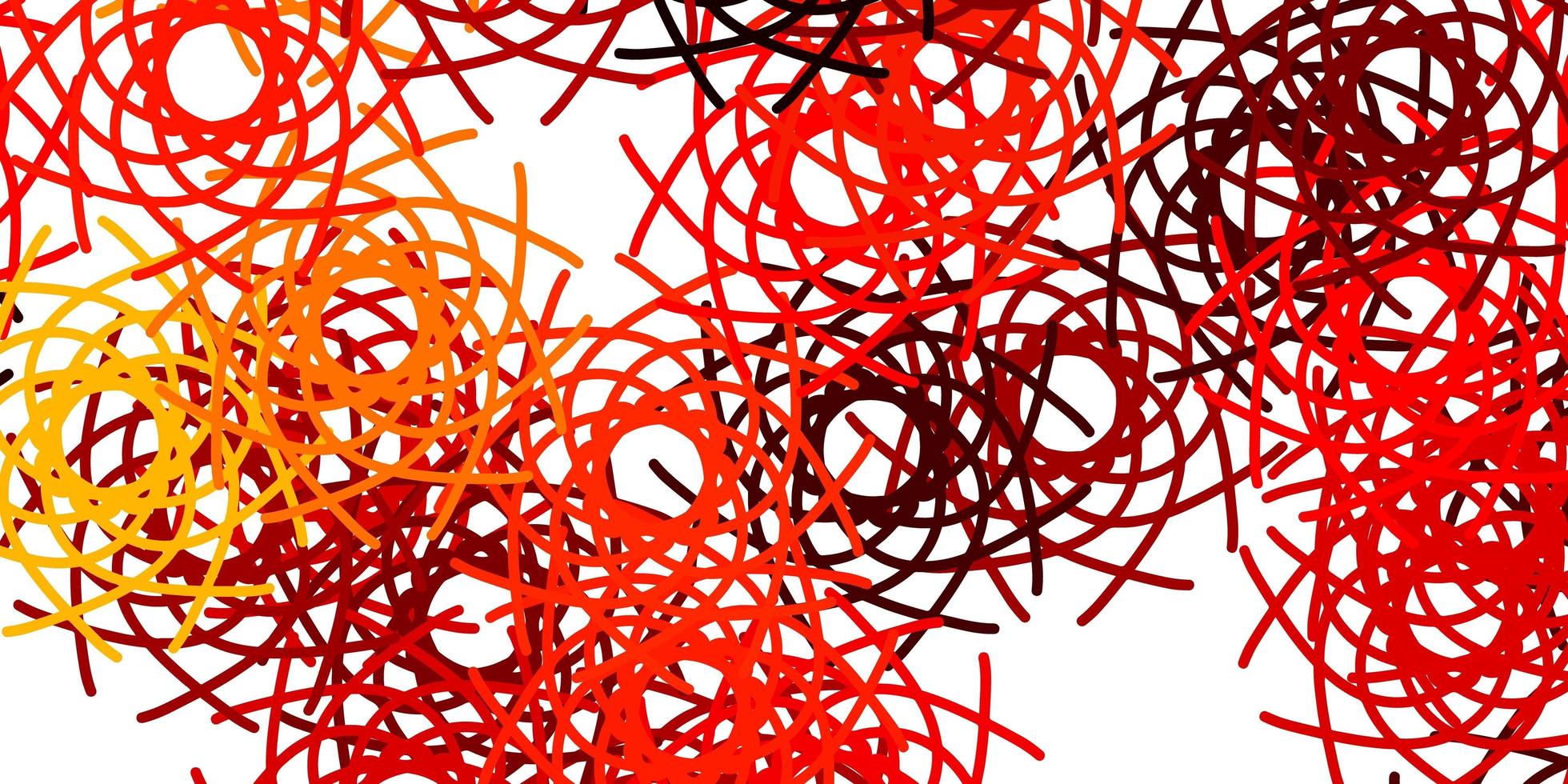 Light Red, Yellow vector backdrop with chaotic shapes.