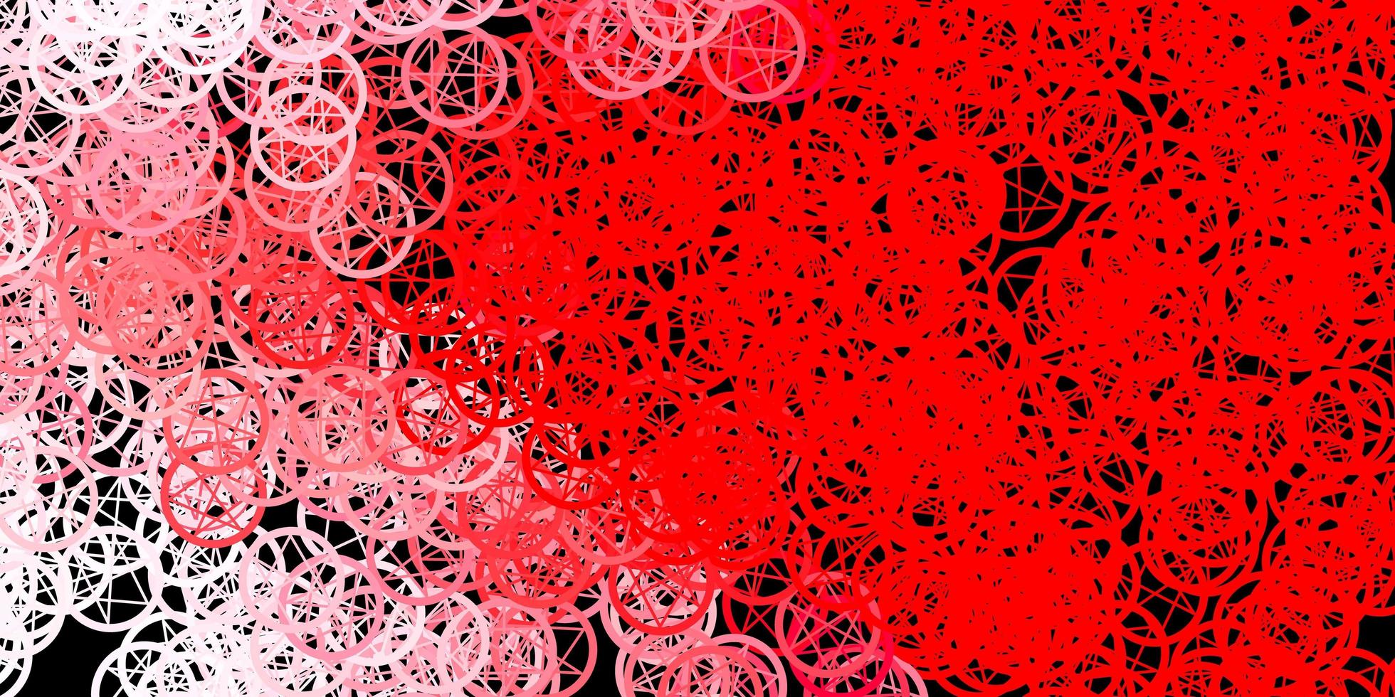 Dark Red vector backdrop with mystery symbols.