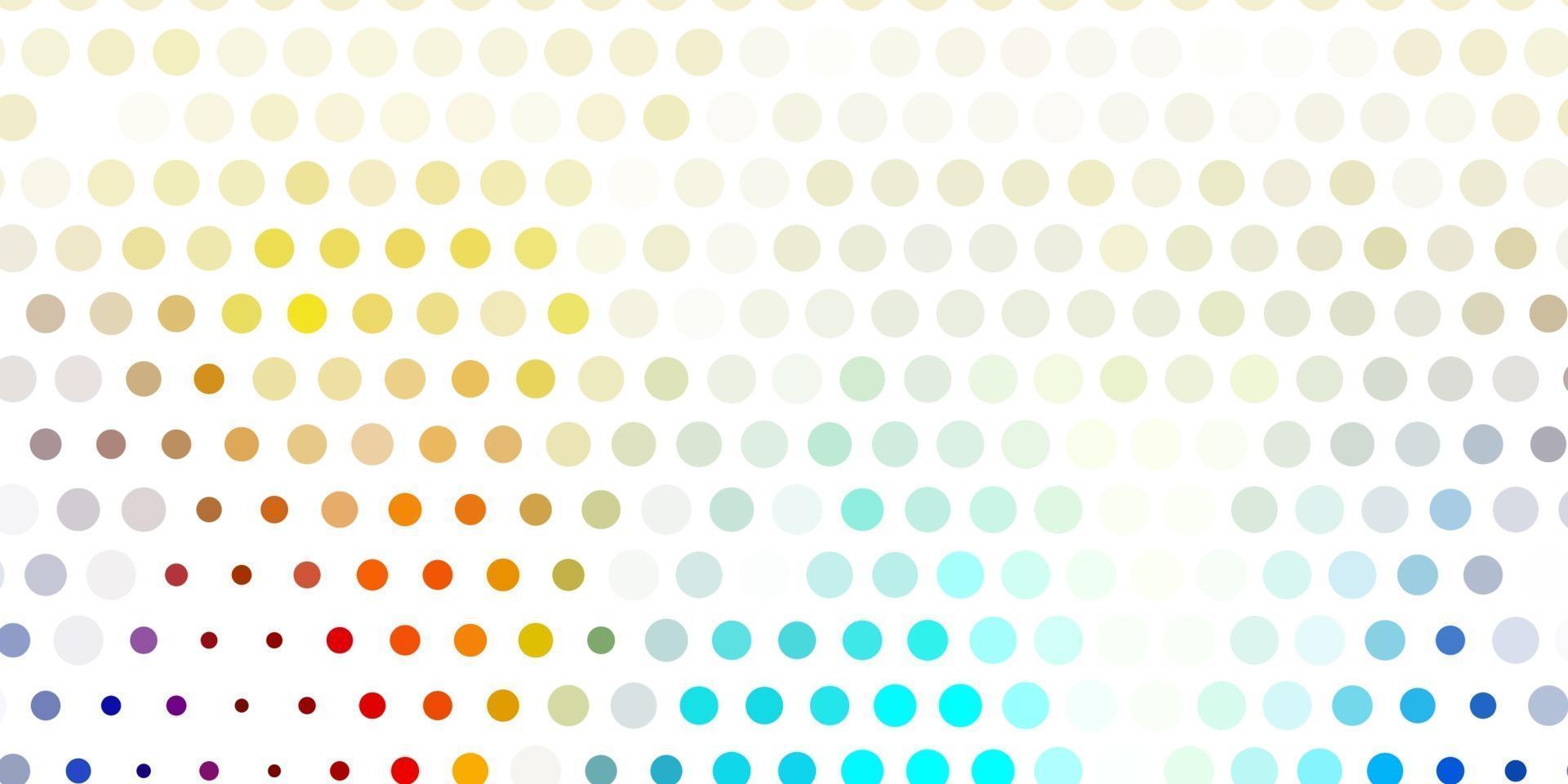 Light blue, yellow vector layout with circle shapes.