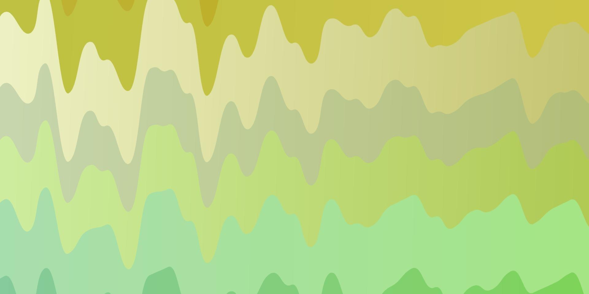 Light Green, Yellow vector layout with wry lines.