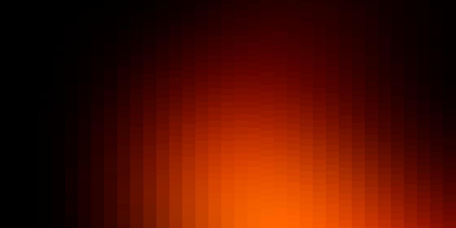 Dark Orange vector template in rectangles.