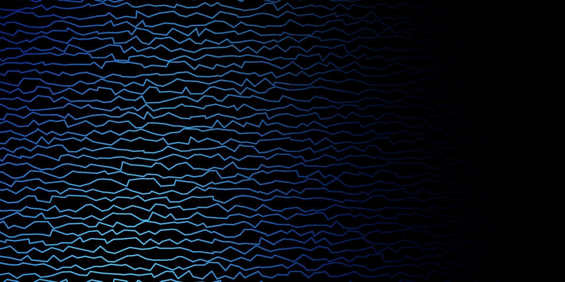 Dark BLUE vector backdrop with curves.
