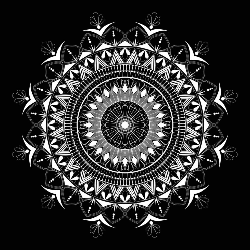 Indian Mandala Modern vector